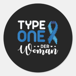 Diabetes Awareness Typ 1 - Diabetiker T1d 2 Runder Aufkleber