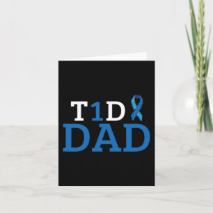 Diabetes Awareness Typ 1 Geschenk - Diabetisch T1D Karte