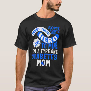Diabetes Awareness Type One Diabetes Mama Sunfone T-Shirt