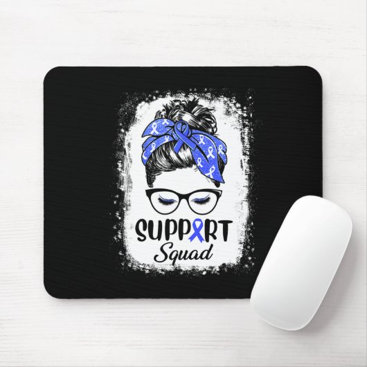 Diabetes Awareness Women konfrontiert Messy Bun Ha Mousepad (Mit Mouse)