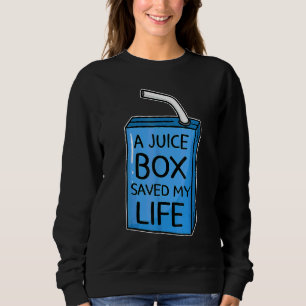 Diabetes-Bewusstsein Blaues Band Ein Saftkarton r Sweatshirt