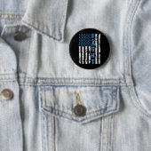 Diabetes-Bewusstsein in der US-Flagge für Typ gest Button (Beispiel)