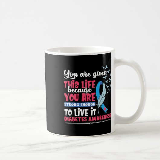 Diabetes-Bewusstsein Kaffeetasse (Rechts)