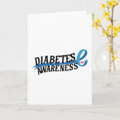 Diabetes-Bewusstsein Karte (Gelbe Blume)