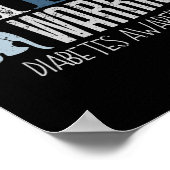 Diabetes-Bewusstsein Monat T1d Diabetes Erreger 1 Poster (Ecke)