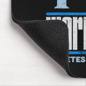 Diabetes-Bewusstsein Monat T1D Diabetes-Krieger Mousepad (Ecke)