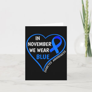 Diabetes-Bewusstsein Monat T1d T2d Im November Wir Karte