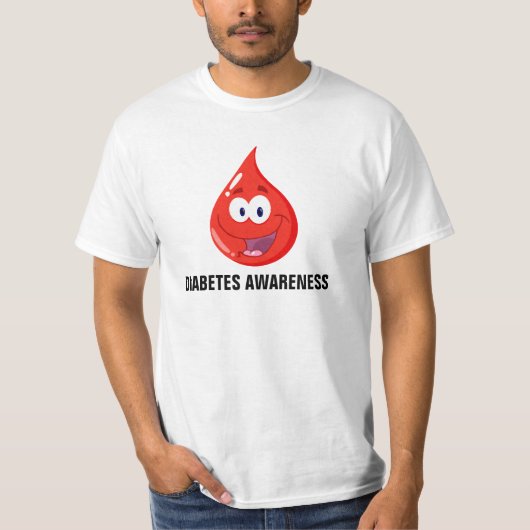 Diabetes-Bewusstsein T-Shirt (Vorderseite)
