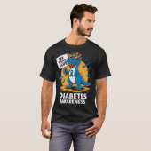 Diabetes-Bewusstsein T-Shirt (Vorne ganz)