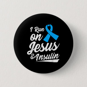 Diabetes-Bewusstsein Typ 1 2 - Diabetiker T1d T2d Button