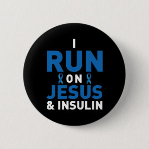 Diabetes-Bewusstsein Typ 1 2 - Diabetiker T1d T2d Button