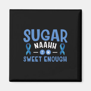 Diabetes-Bewusstsein Typ 1 2 - Diabetiker T1d T2d  Magnet