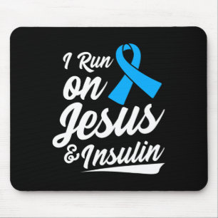 Diabetes-Bewusstsein Typ 1 2 - Diabetiker T1d T2d Mousepad