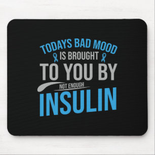 Diabetes-Bewusstsein Typ 1 2 - Diabetiker T1d T2d  Mousepad