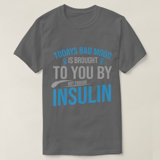 Diabetes-Bewusstsein Typ 1 2 - Diabetiker T1D T2D T-Shirt (Design vorne)