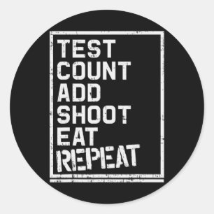 Diabetes-Bewusstsein Typ 1 Diabetiker Test Count R Runder Aufkleber