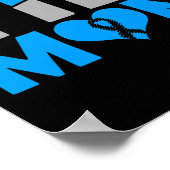 Diabetes-Bewusstsein Typ 1 - Diabetische T1D-Mama Poster (Ecke)