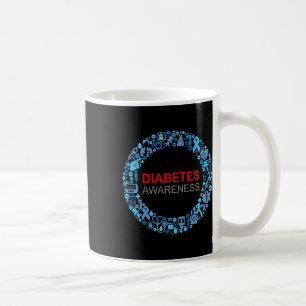Diabetes-Bewusstsein Welt-Diabetes-Tag Kaffeetasse