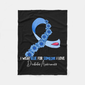 Diabetes-Bewusstseins-Design 7 Fleecedecke