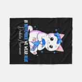 Diabetes-Bewusstseinsdesign 17 Fleecedecke (Vorderseite (Horizontal))