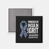 Diabetes-Bewusstseinsdesign 22 Magnet (Vorderseite/Rückseite)