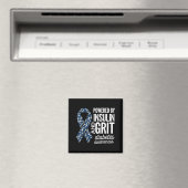Diabetes-Bewusstseinsdesign 22 Magnet (In Situ (Geschirrspüler))