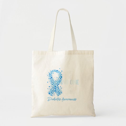 Diabetes-Bewusstseinsdesign 24 Tragetasche (Vorne)