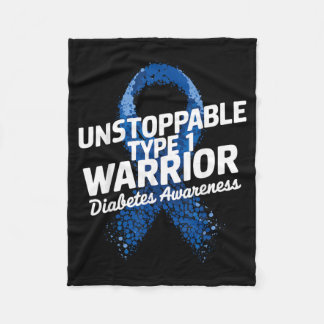 Diabetes-Bewusstseinsdesign 32 Fleecedecke