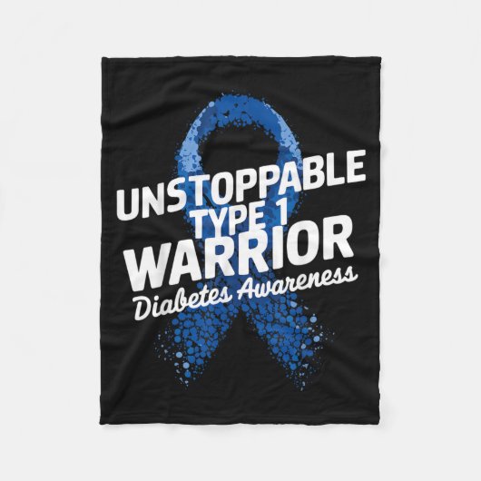Diabetes-Bewusstseinsdesign 32 Fleecedecke (Vorderseite)