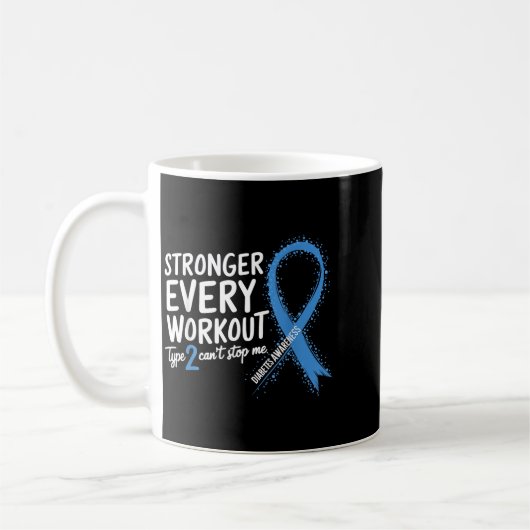 Diabetes-Bewusstseinsdesign 37 Kaffeetasse (Links)