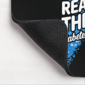 Diabetes-Bewusstseinsdesign 38 Mousepad (Ecke)
