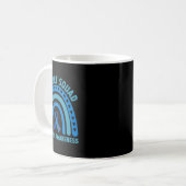 Diabetes Blue Support Squad Diabetes Bewusstsein Kaffeetasse (Vorderseite Links)