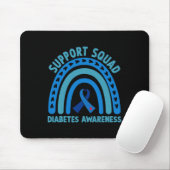 Diabetes Blue Support Squad Diabetes Bewusstsein Mousepad (Mit Mouse)