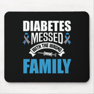 Diabetes der falschen Familie T1D Typ 1 Mousepad