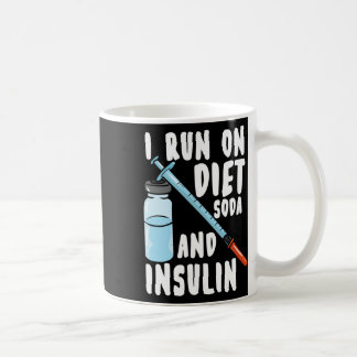 Diabetes-Diätflüssigkeit und Insulin-Diabetiker Kaffeetasse