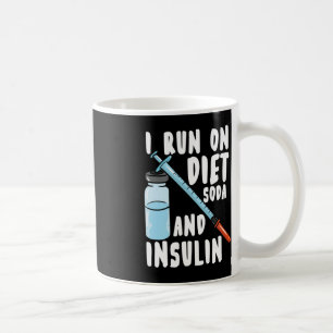 Diabetes-Diätflüssigkeit und Insulin-Diabetiker Kaffeetasse