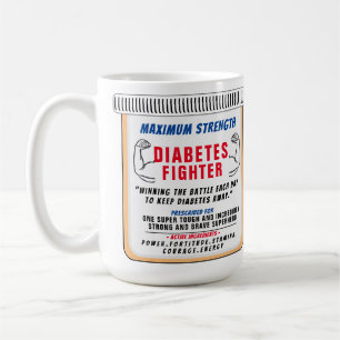 Diabetes Fighter Inspiration Geschenk Kaffee Tasse