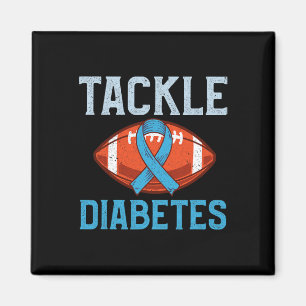 Diabetes - Fun Footll Fan Graphic Diabetic Magnet