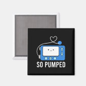 Diabetes Fun Typ 1 Kinder also gepumpt Diabetes Magnet (Vorderseite/Rückseite)