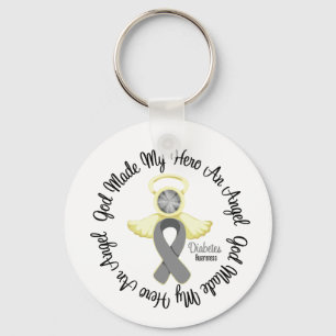 Diabetes-Gott machte meinen Held einen Engel Schlüsselanhänger
