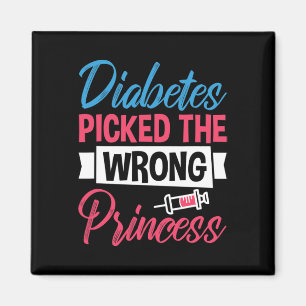 Diabetes hat die falsche Prinzessin gefunden Magnet