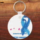 Diabetes Ihr Kampf ist mein Kampf Schlüsselanhänger (Vorderseite)