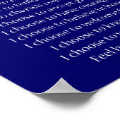 Diabetes Inspiration Gedicht Poster Prints (Ecke)