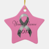 Diabetes-Insulin-Superheld-Mädchen Keramikornament (Hinten)