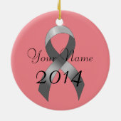 Diabetes-Insulin-Superheld-Mädchen Keramikornament (Hinten)