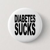 Diabetes ist zum Kotzen Button (Vorderseite)