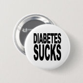 Diabetes ist zum Kotzen Button (Vorne & Hinten)