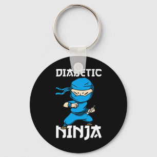 Diabetes Kämpfer Ninja T1d Diabetes-Bewusstsein Mo Schlüsselanhänger