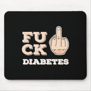 Diabetes - Kämpfer und Krieger - Mittel Mousepad