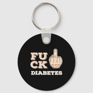 Diabetes - Kämpfer und Krieger - Mittel Schlüsselanhänger